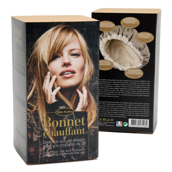 Bonnet chauffant® au lin – Image 2