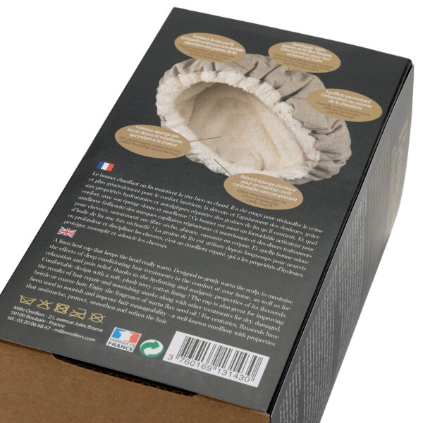 Bonnet chauffant® au lin – Image 4