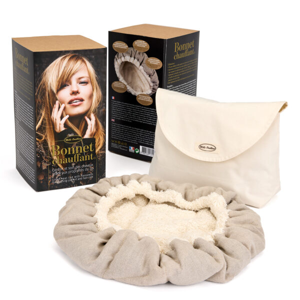 Bonnet chauffant® au lin