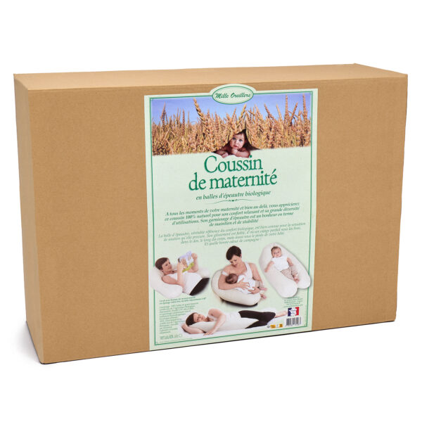 Coussin de maternité en balles d'épeautre bio – Image 2