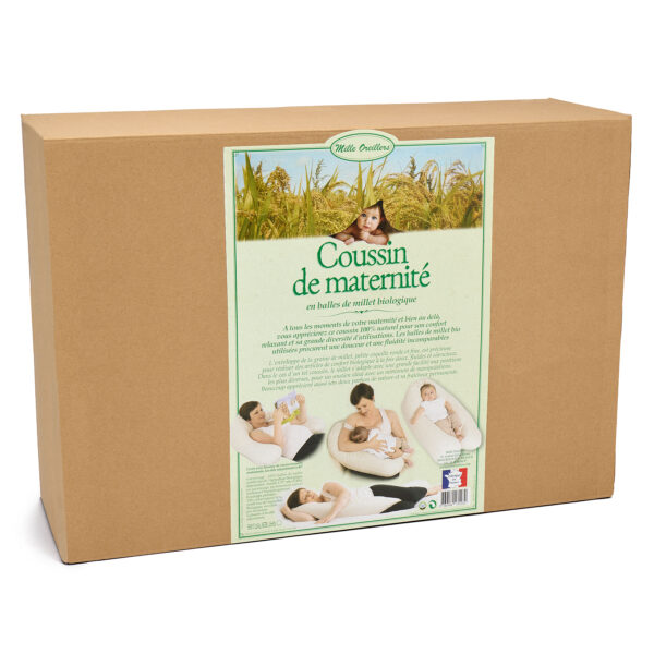 Coussin de maternité en balles de millet bio – Image 2