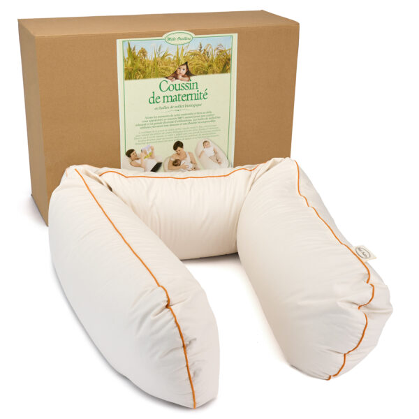 Coussin de maternité en balles de millet bio