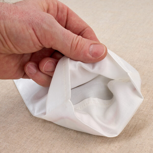 Housse blanche lavable pour compresses – Image 3