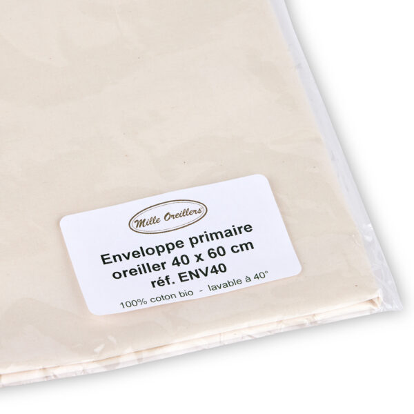 Enveloppe primaire de rechange pour oreiller 40 x 60 cm – Image 2