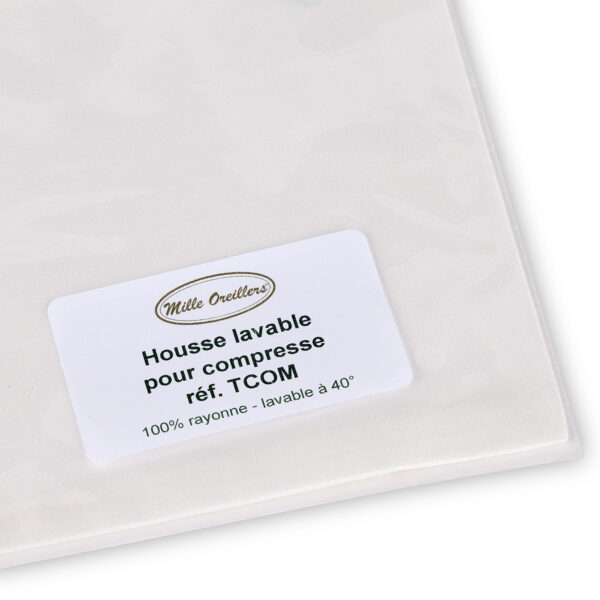 Housse blanche lavable pour compresses – Image 2