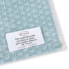 Taie en coton motif Asanoha gris-bleu et blanc pour oreiller japonais Makura – Image 2