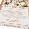 Taie forme croissant en coton bio – Image 3