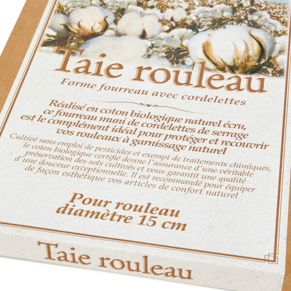 Taie forme rouleau en coton bio – Image 9