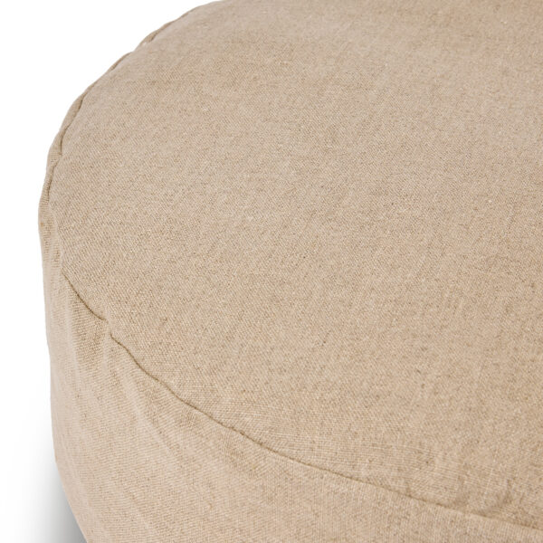 Housse en lin pour coussin de méditation – Image 5