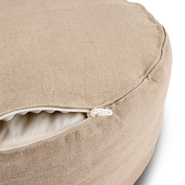 Housse en lin pour coussin de méditation – Image 8