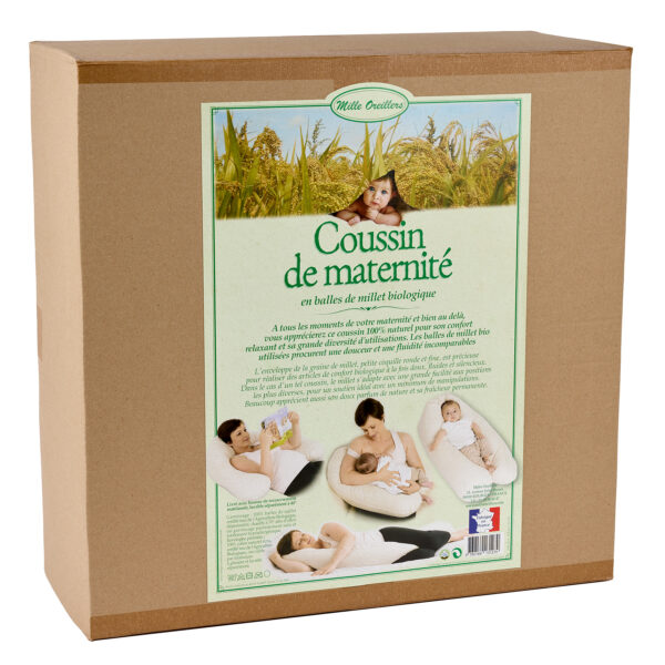 Coussin de maternité en balles de millet bio – Image 2