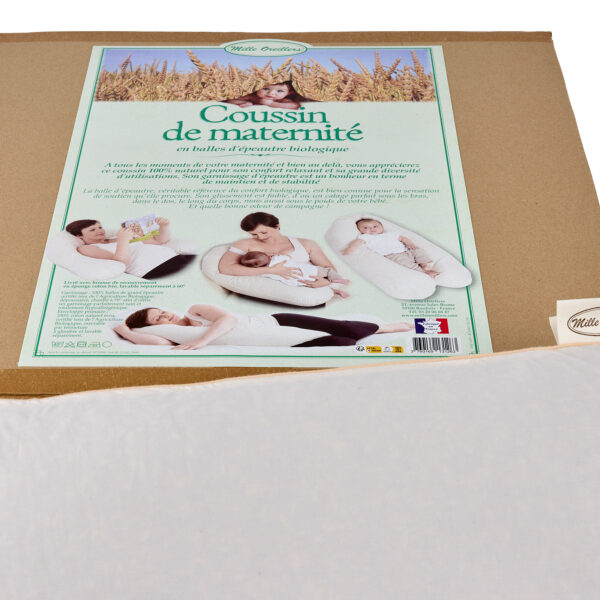 Coussin de maternité en balles d'épeautre bio – Image 3