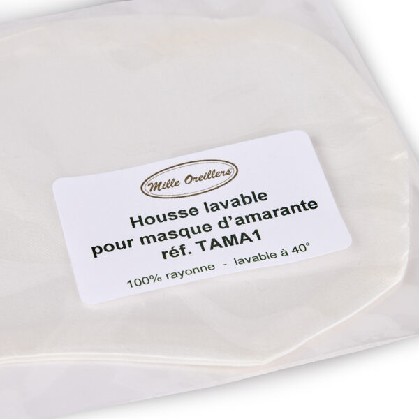 Housse blanche lavable pour Masque d’amarante® – Image 2