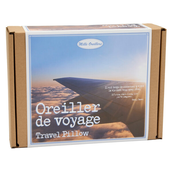 Oreiller de voyage en duvet d'oie – Image 2