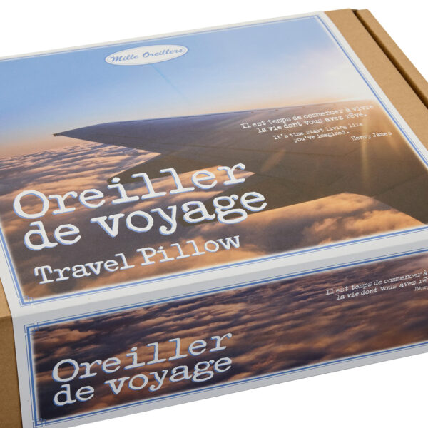 Oreiller de voyage en duvet d'oie – Image 3