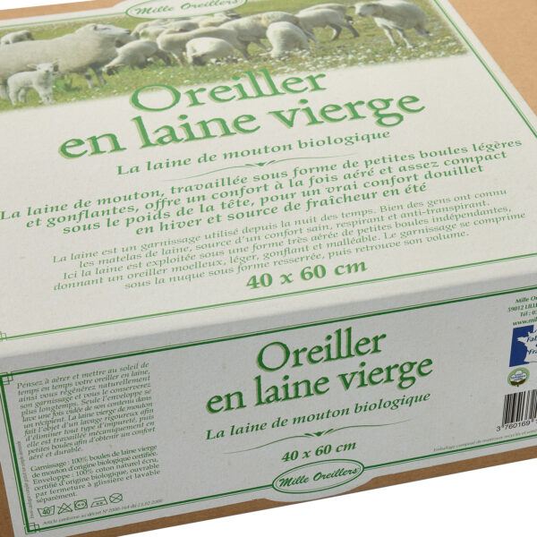 Oreillers en laine vierge – Image 4