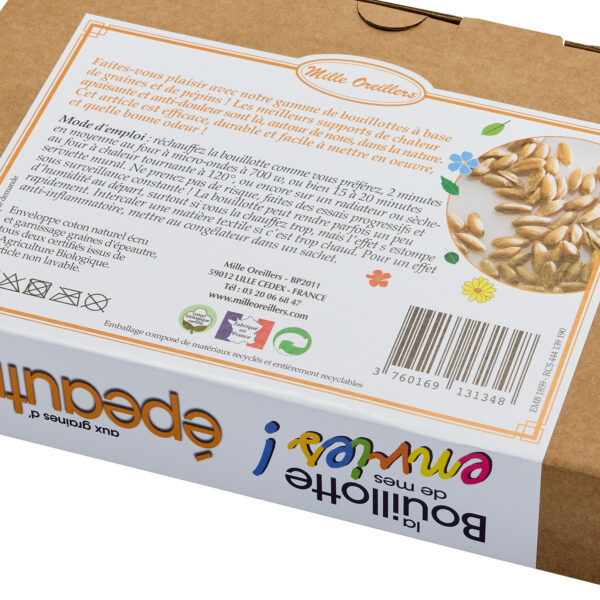 Bouillotte de mes envies aux graines d'épeautre bio – Image 4