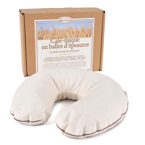 Cale-nuque en balles d'épeautre