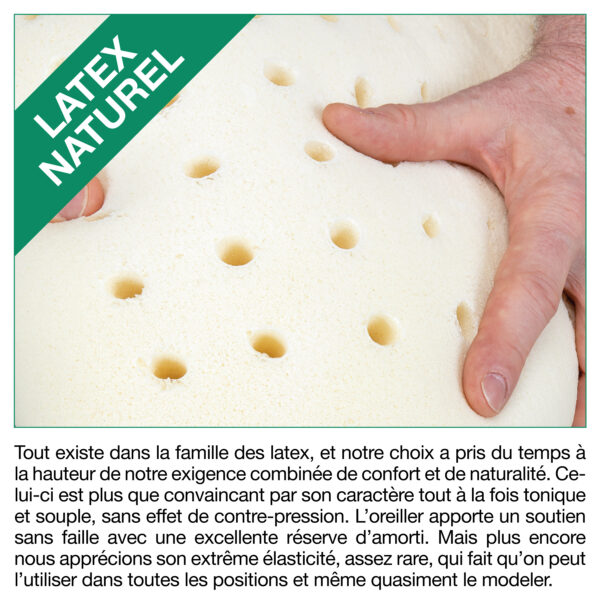Oreillers en latex naturel d’hévéa – Image 5