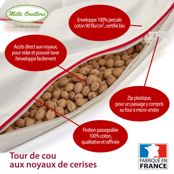 Tour de cou aux noyaux de cerises – Image 5