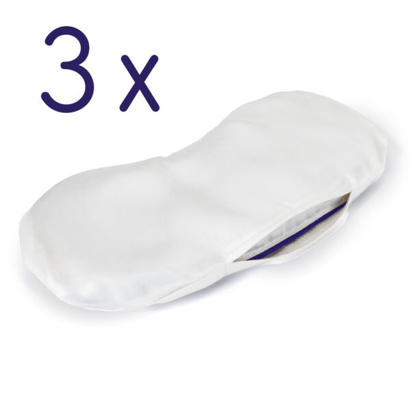 Housse blanche lavable pour Masque d’amarante® par lot de 3
