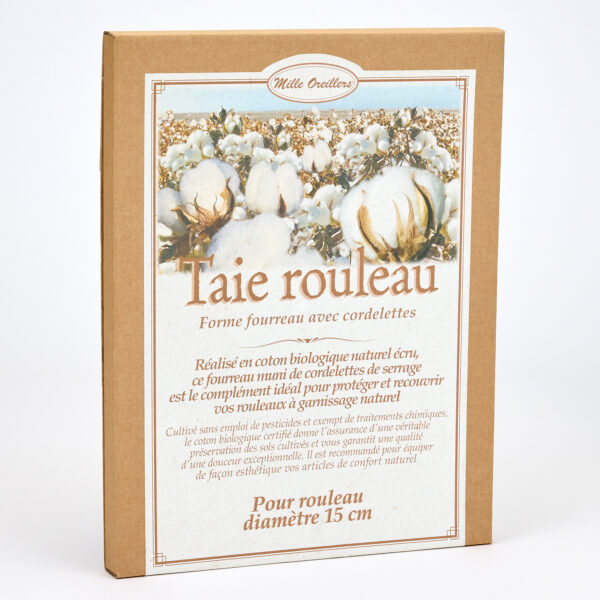 Taie forme rouleau en coton bio – Image 2