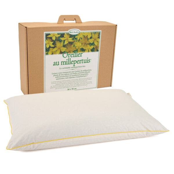 Oreillers au millepertuis bio
