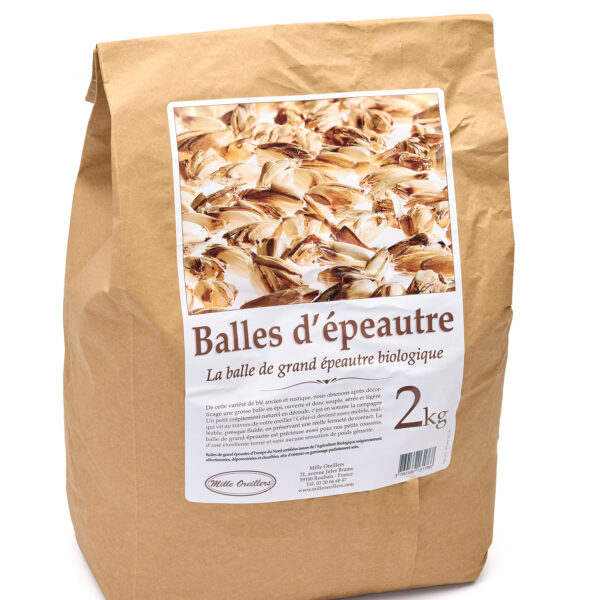 Recharge en balles de grand épeautre bio 2 kg
