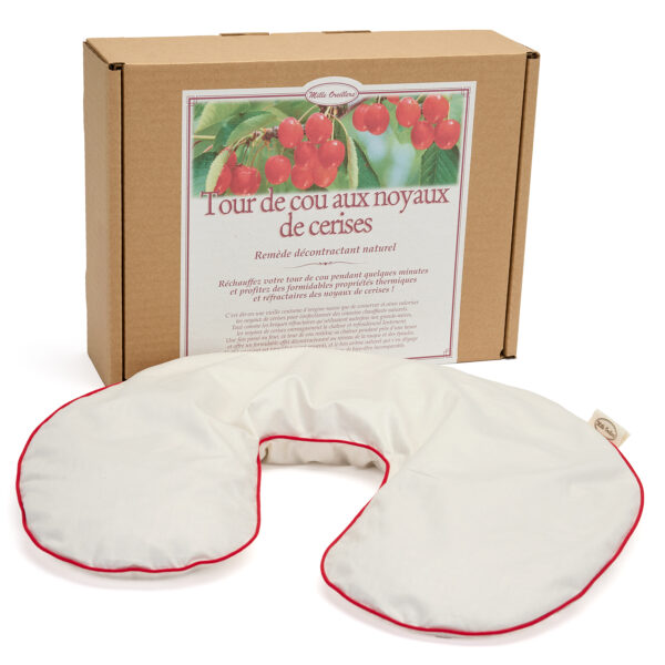 Tour de cou aux noyaux de cerises