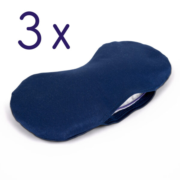 Housse bleu marine lavable pour Masque d’amarante® par lot de 3