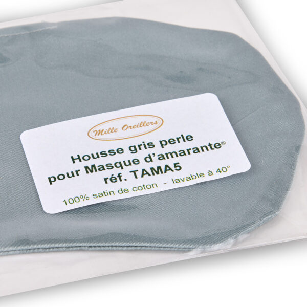 Housse gris perle lavable pour Masque d’amarante® – Image 2