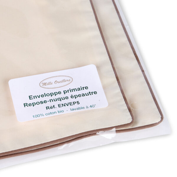 Enveloppe primaire de rechange pour repose-nuque en balles d'épeautre – Image 2