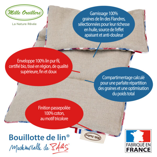 Bouillotte de lin® Mademoiselle de Paris® – Image 6